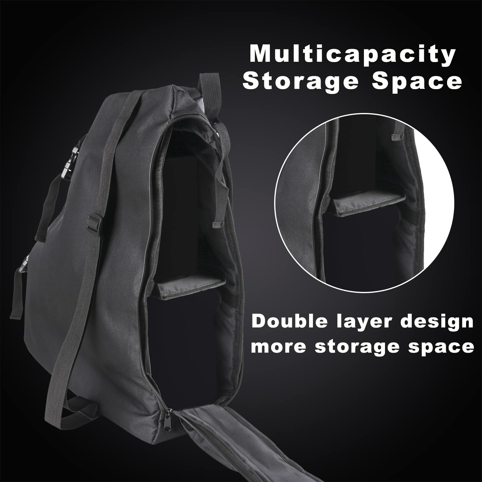 Heavy Duty Roll Bar Storage Bag for 1997-2024 Jeep Wrangler JK TJ LJ & Unlimited JL 4-Door - Multi-Pocket Trunk Organizer & Cargo Cage Saddlebag Tool Kit (2 Pack) - Perfect for Off-Road Adventures, Camping Gear Storage & Jeep Accessories Organization