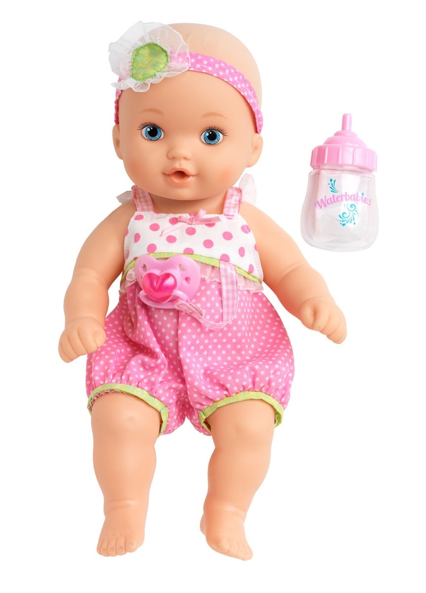 Waterbabies Giggly Wiggly Baby Doll - Interactive Cuddly Toy for Toddlers & Kids - Perfect for Pretend Play, Bath Time Fun, and Early Childhood Development