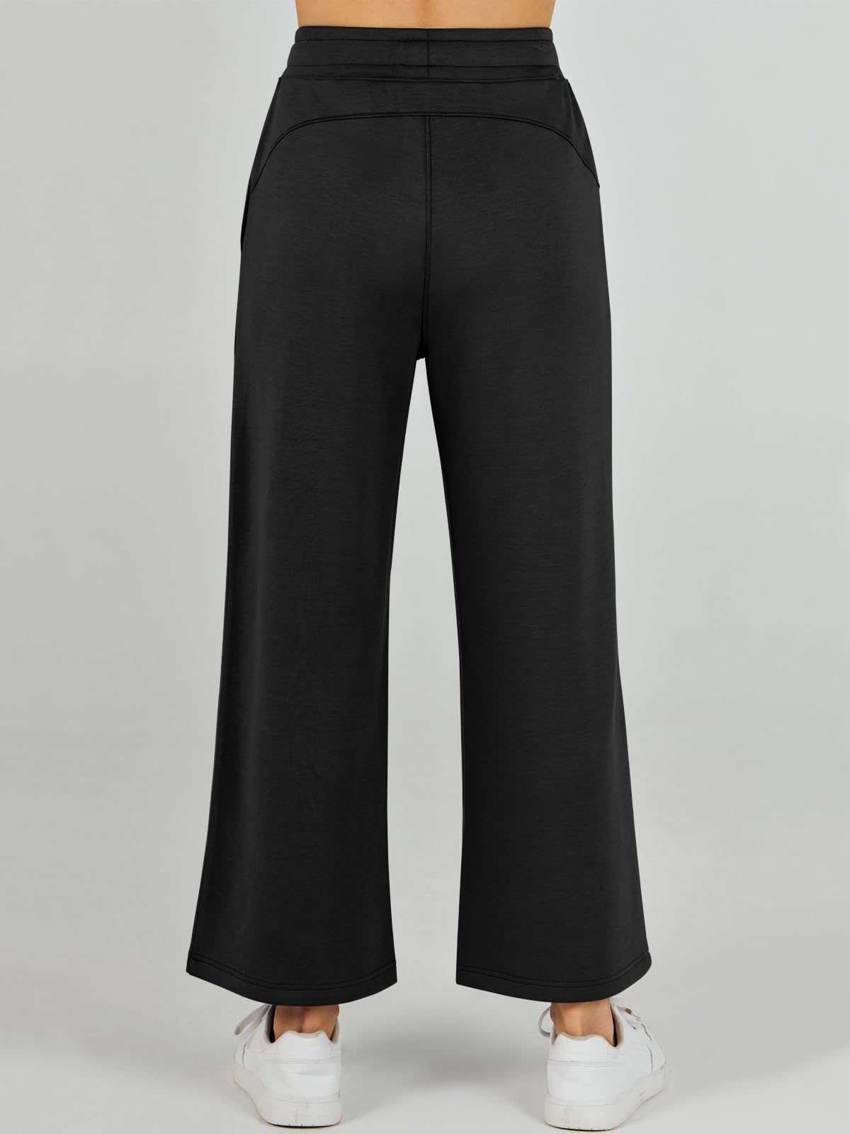 ANRABESS Women's 2 Piece Summer Outfit Set - Sleeveless Top & Wide Leg Pants Casual Lounge Sweatsuit for Yoga, Travel & Home Relaxation