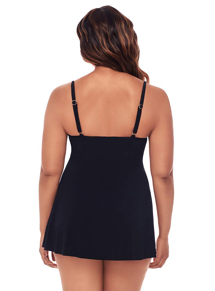 Miraclesuit Women's Tummy Control One Piece Swimsuit with Underwire Bra - Slimming Swimdress for Beach, Pool & Vacation | Twisted Sisters Adora Design