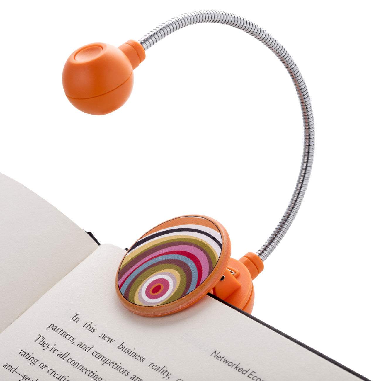 French Bull LED Disc Book Light - Adjustable Clip-On Reading Light for Books, Kindle, and Nightstand - Perfect for Bedtime Reading, Studying, and Travel