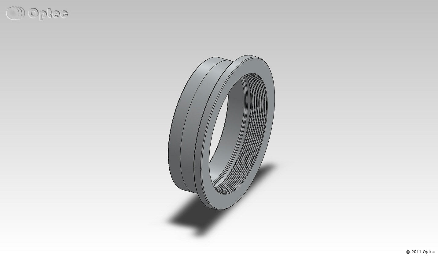 3 Drawtube Adapter for AstroPhysics 2.7 (AP2.7) Female Threaded Telescope Mount (17807) - Perfect for Astrophotography & Telescope Accessories Connection