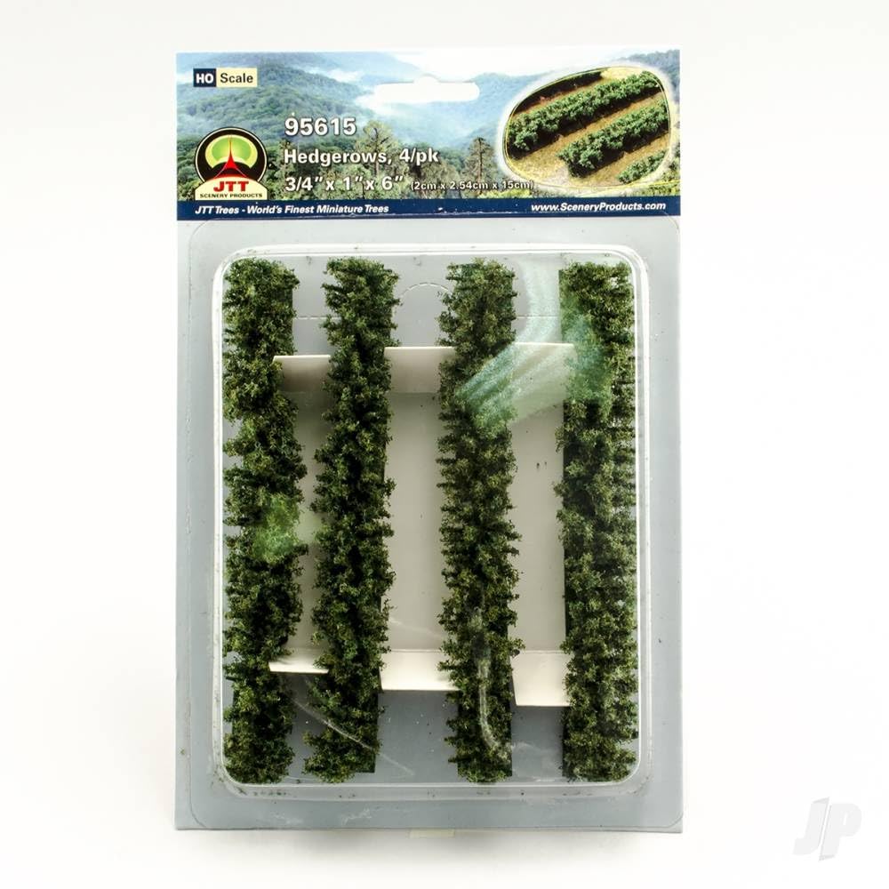 HO Scale Model Hedgerows 3/4