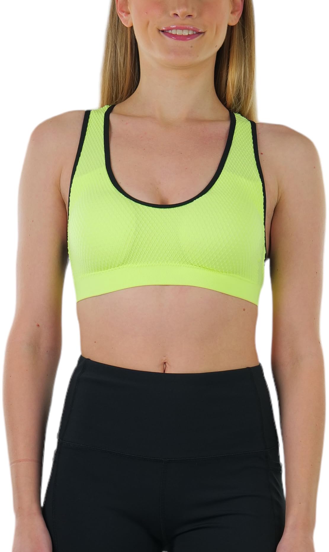 ToBeInStyle Women’s Seamless Supportive Wire-Free Sports Bras & Bralettes - Comfortable Yoga, Gym & Lounge Wear for Active Women