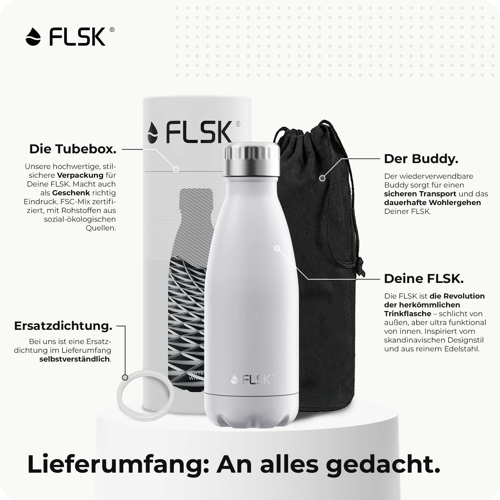 Premium Stainless Steel Vacuum Insulated Water Bottle - 18hr Hot & 24hr Cold Retention, BPA-Free, Rustproof - Ideal for Carbonated Drinks, Outdoor, Gym, Hiking & Travel