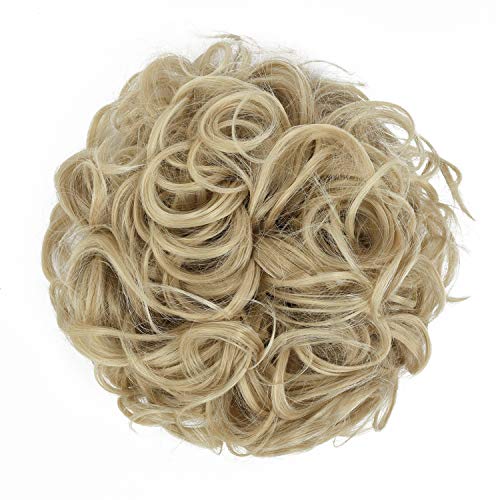 Classic Curly Chignon Hairpiece Bun - Elegant Synthetic Hair Bun for Women | Perfect for Weddings, Prom, Cosplay & Everyday Hairstyles