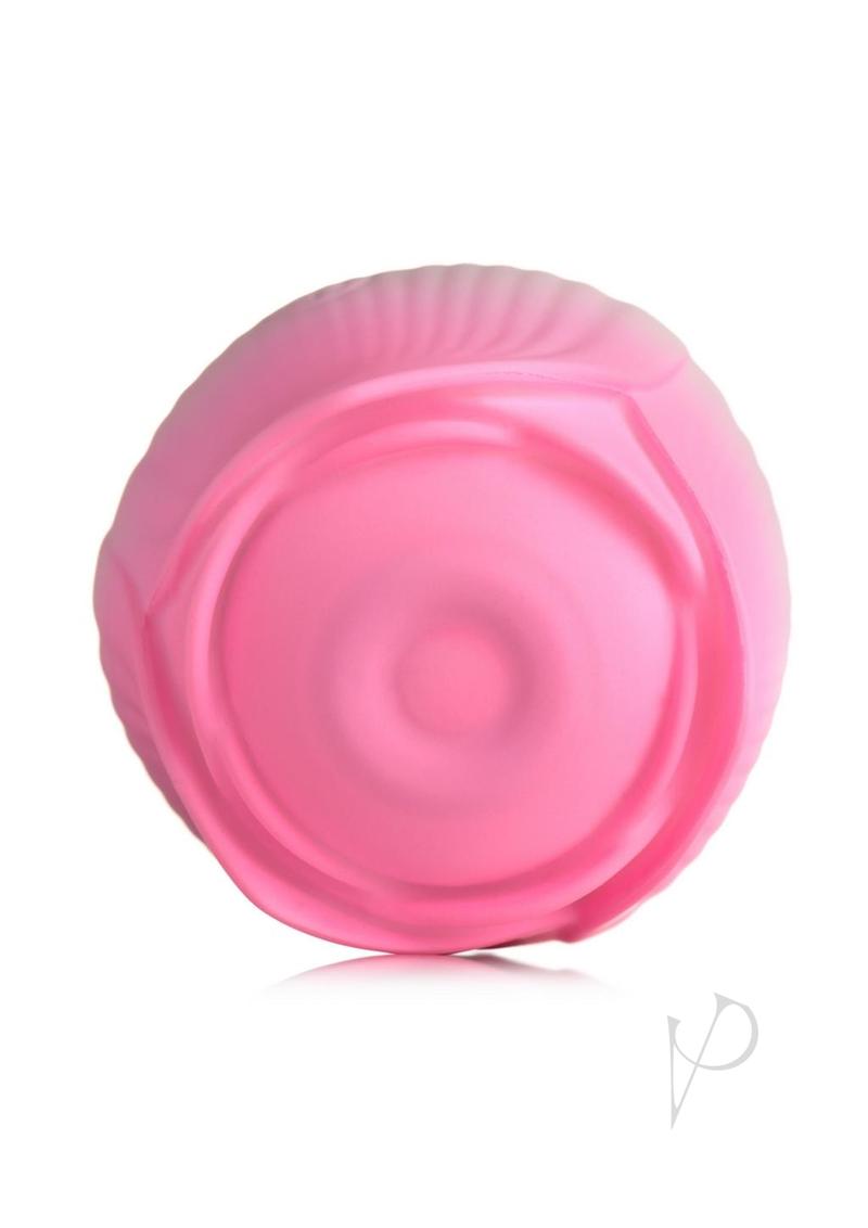 Bloomgasm Pulsing Petals Throbbing Silicone Rechargeable Rose Vibrator - Pink Adult Toy for Women, Perfect for Couples Play & Solo Pleasure