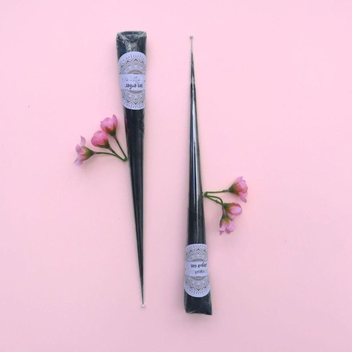 Organic Jagua Cones for Dark Temporary Tattoos - 100% Natural Jagua Gel & Ink - Fresh Made-to-Order Body Art - Perfect for Festivals, Weddings & Henna Alternatives