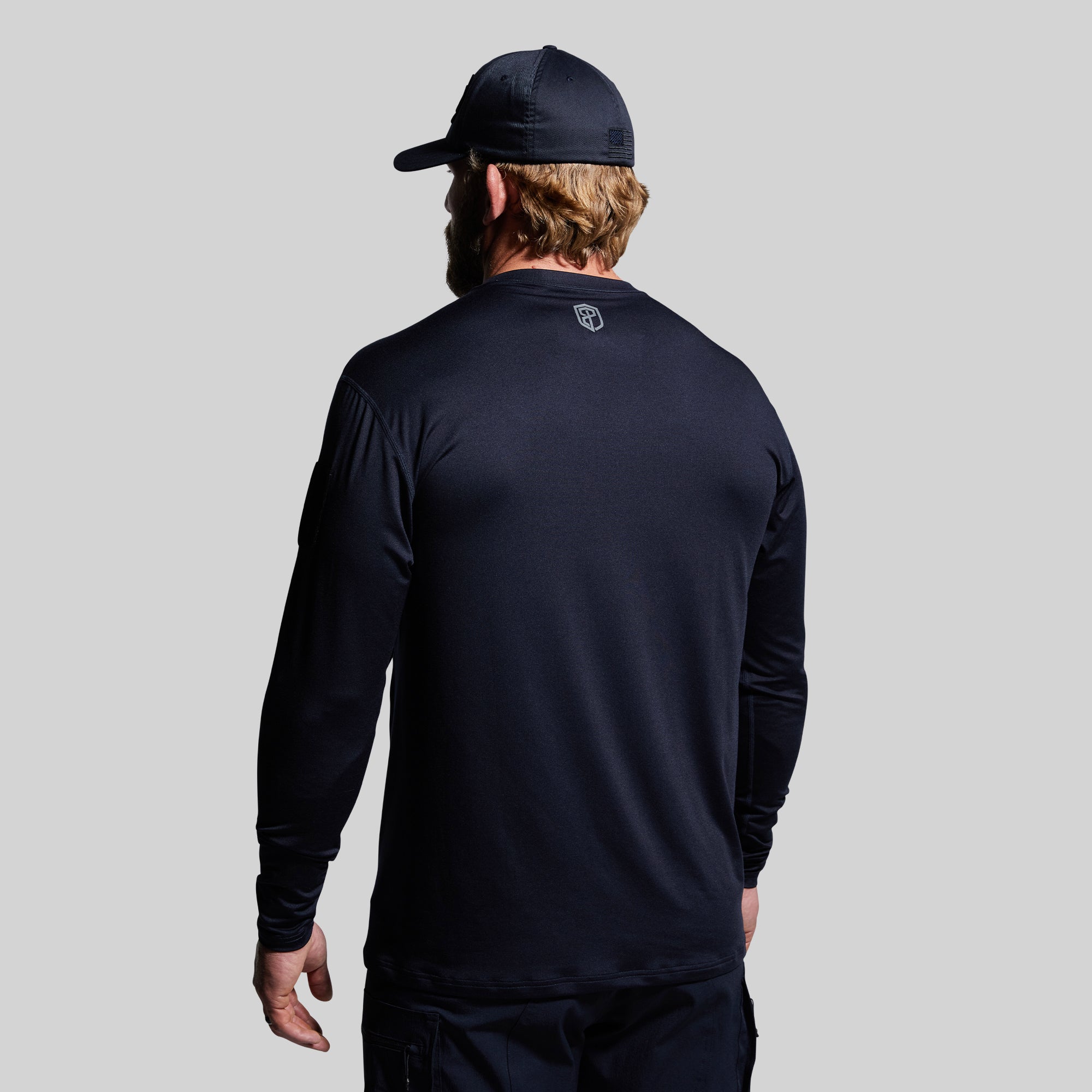 Long Sleeve Range Shirt for Men - Police Blue Workwear - Durable Outdoor & Tactical Shirt for Police, Security & Hunting