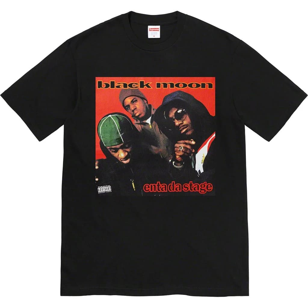Supreme Duck Down Music Enta Da Stage T-Shirt Black | Hip Hop Streetwear for Concerts & Urban Fashion