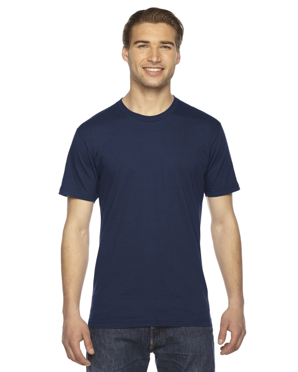 American Apparel 2001W Unisex Fine Jersey Short Sleeve T-Shirt - Soft Cotton Tee for Men & Women - Perfect for Casual Wear, Gym, and Everyday Outfits