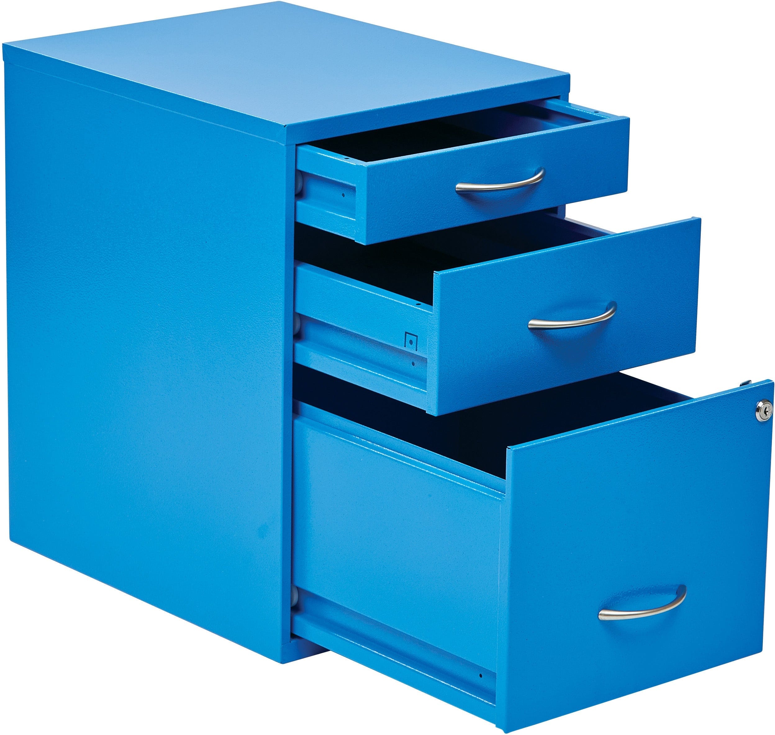 Office Star 22-Piece Colorful Pencil Set with Storage Box & File Cabinet - Perfect for School, Office & Home Organization