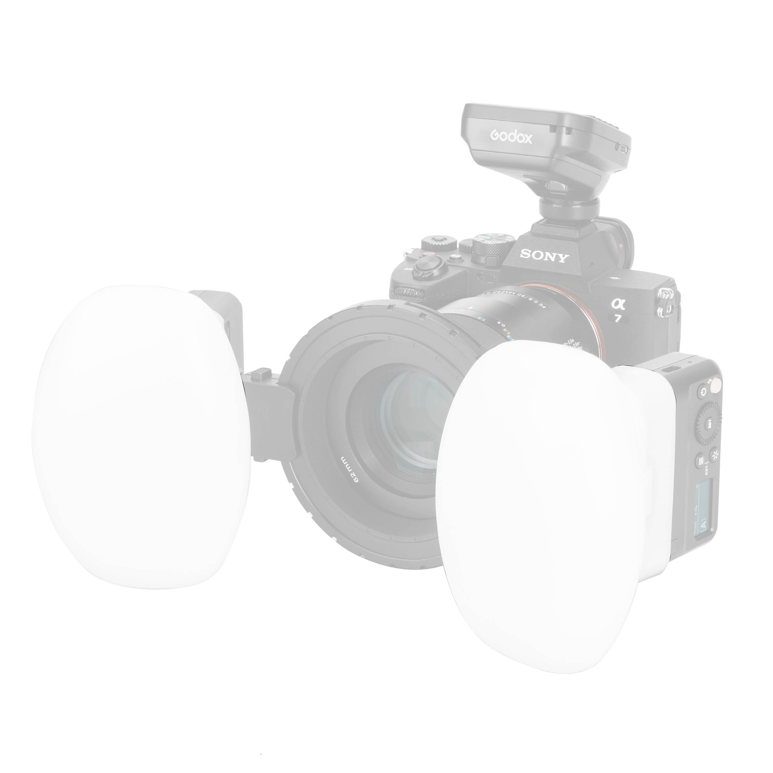 Godox MF12 Macro Flash Dental Diffuser - Soft Light for Dental Photography & Close-Up Shots (Ideal for Dentists, Orthodontists & Macro Photography)