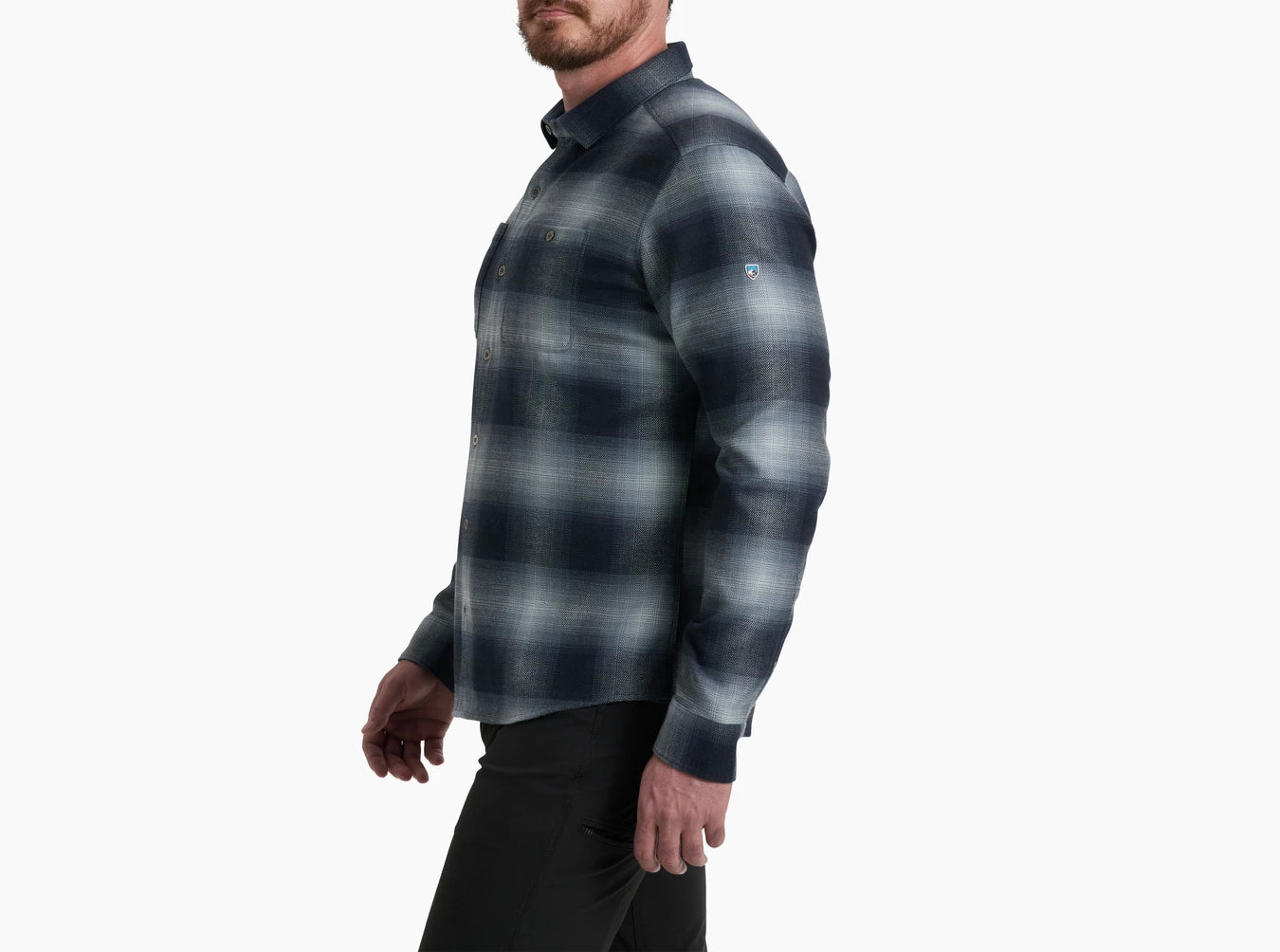 Men's Kuhl Law Flannel Long Sleeve Shirt - Soft & Durable Plaid Flannel for Outdoor Adventures, Hiking & Casual Wear