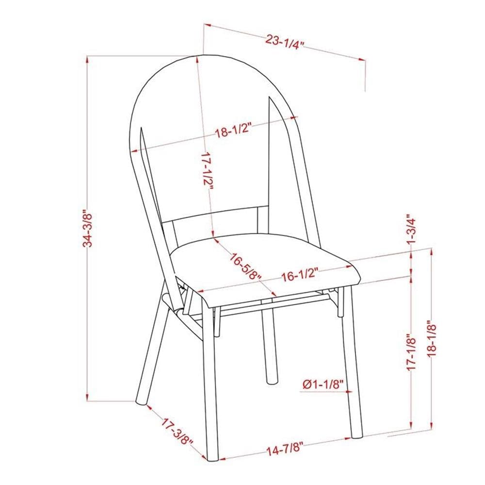 Furniture of America Misea Transitional Aluminum Patio Chairs - Pink Outdoor Dining Set of 2 - Perfect for Garden, Poolside & Backyard Relaxation