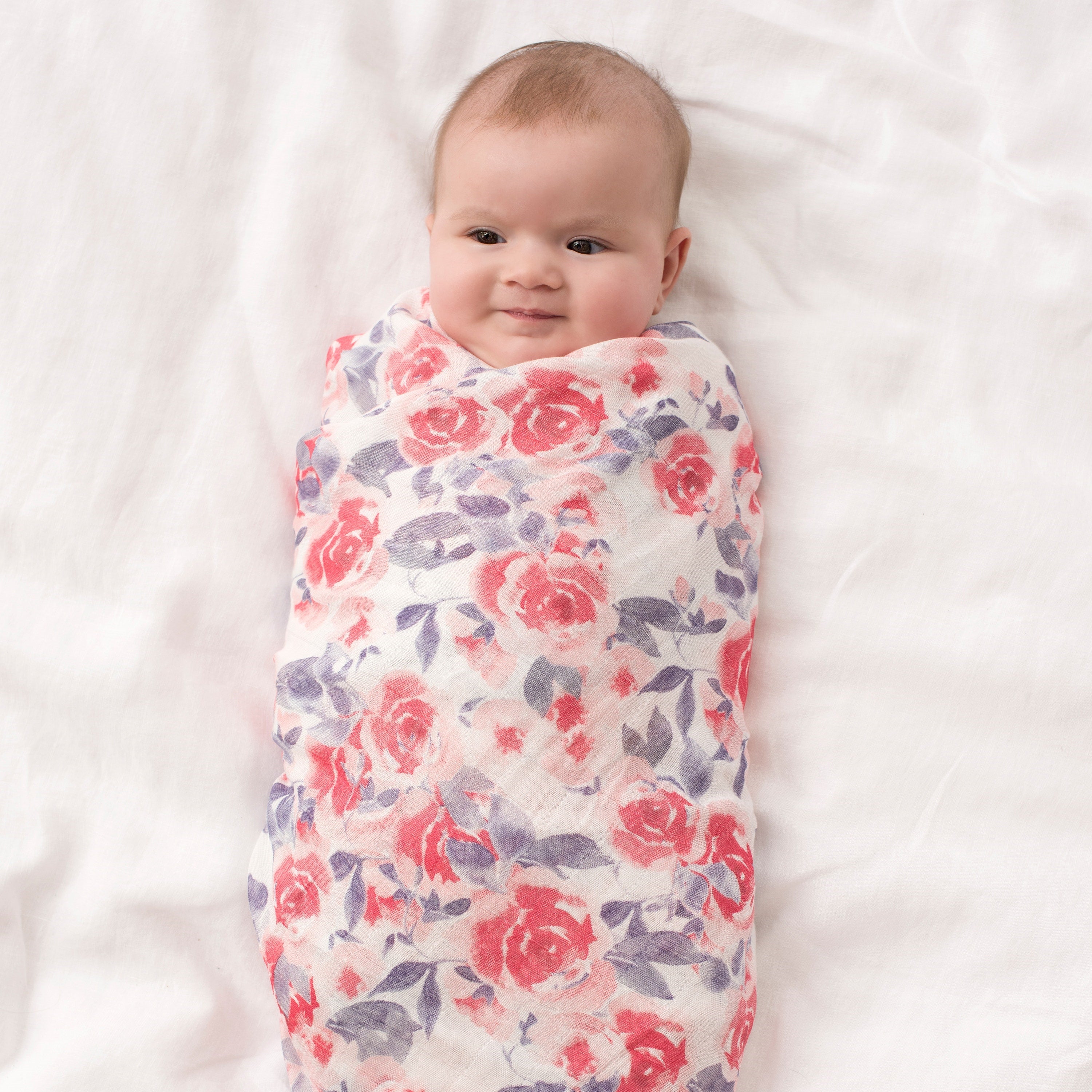 Aden + Anais Soft Bamboo Fiber Baby Swaddle Blankets 3-Pack - Ultra Gentle & Breathable for Newborns, Infants & Toddlers - Perfect for Swaddling, Nursing, Stroller & Car Seat Cover