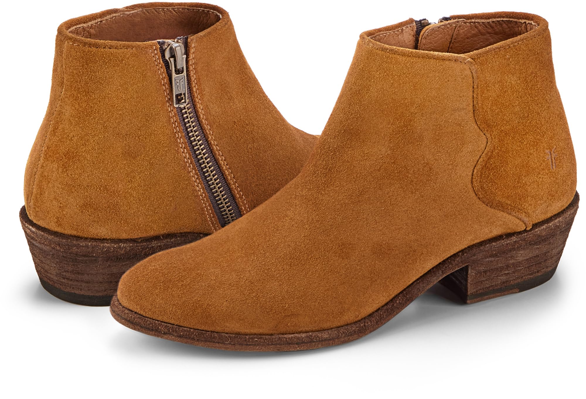 Frye Carson Piping Booties for Women - Soft Full-Grain Leather Western Ankle Boots with Signature Piping Detail & Leather Lining - 4