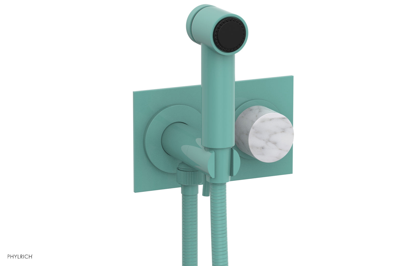 Premium Wall Mounted Bidet with Marble Handle - BASIC II Model 230 67 - Perfect for Modern Bathrooms & Luxury Home Upgrades