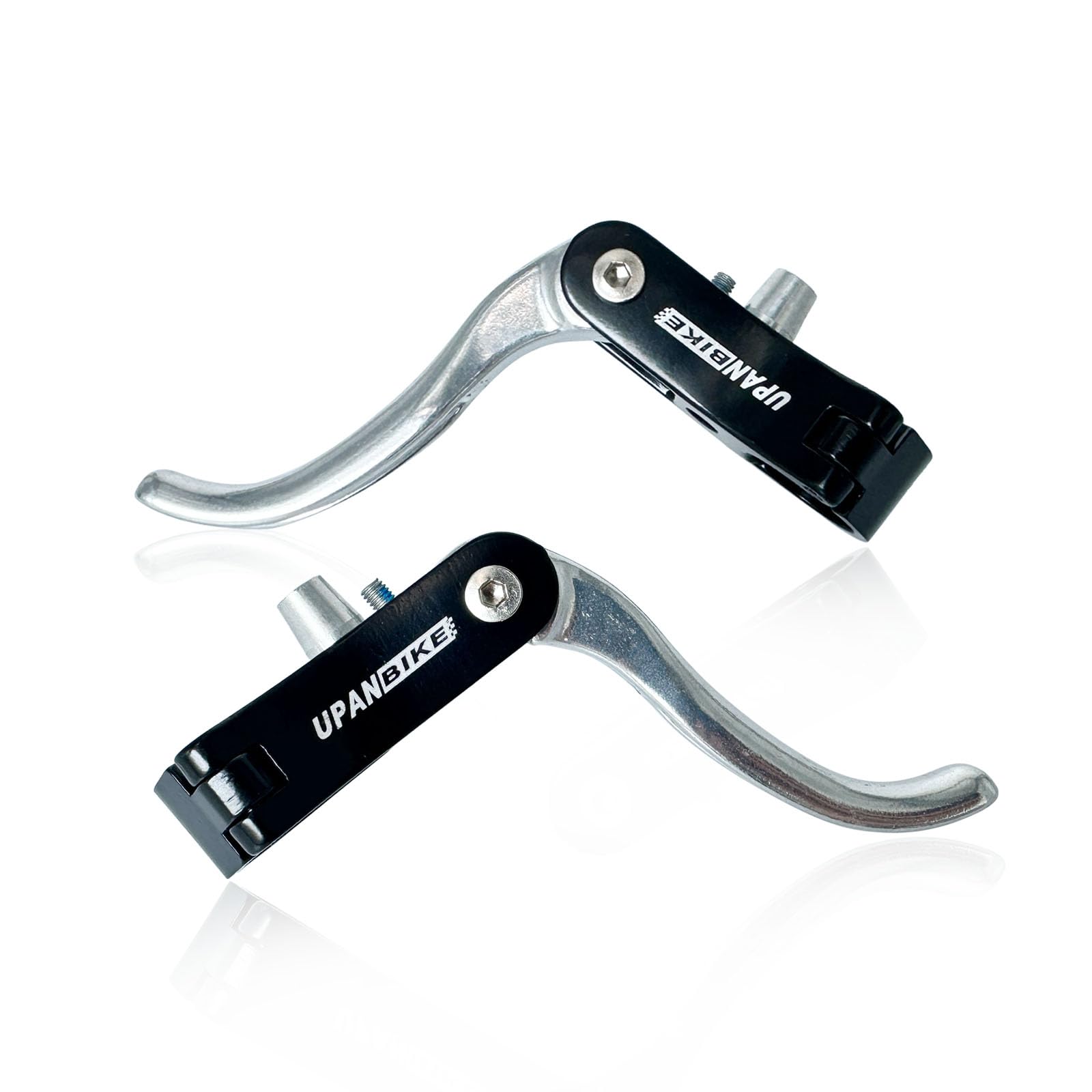 UPANBIKE Road Bike Brake Lever Set - Aluminum Alloy 22.2mm Dual Brake Levers for Fixie & Road Bikes - Perfect for Urban Commuting & Performance Cycling