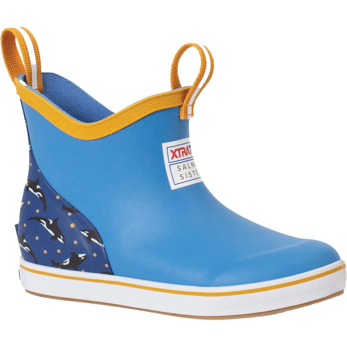 Xtratuf Kids Ankle Deck Boots - Waterproof Non-Slip Fishing Boots for Boys & Girls - Perfect for Outdoor Adventures, Beach, and Rainy Days