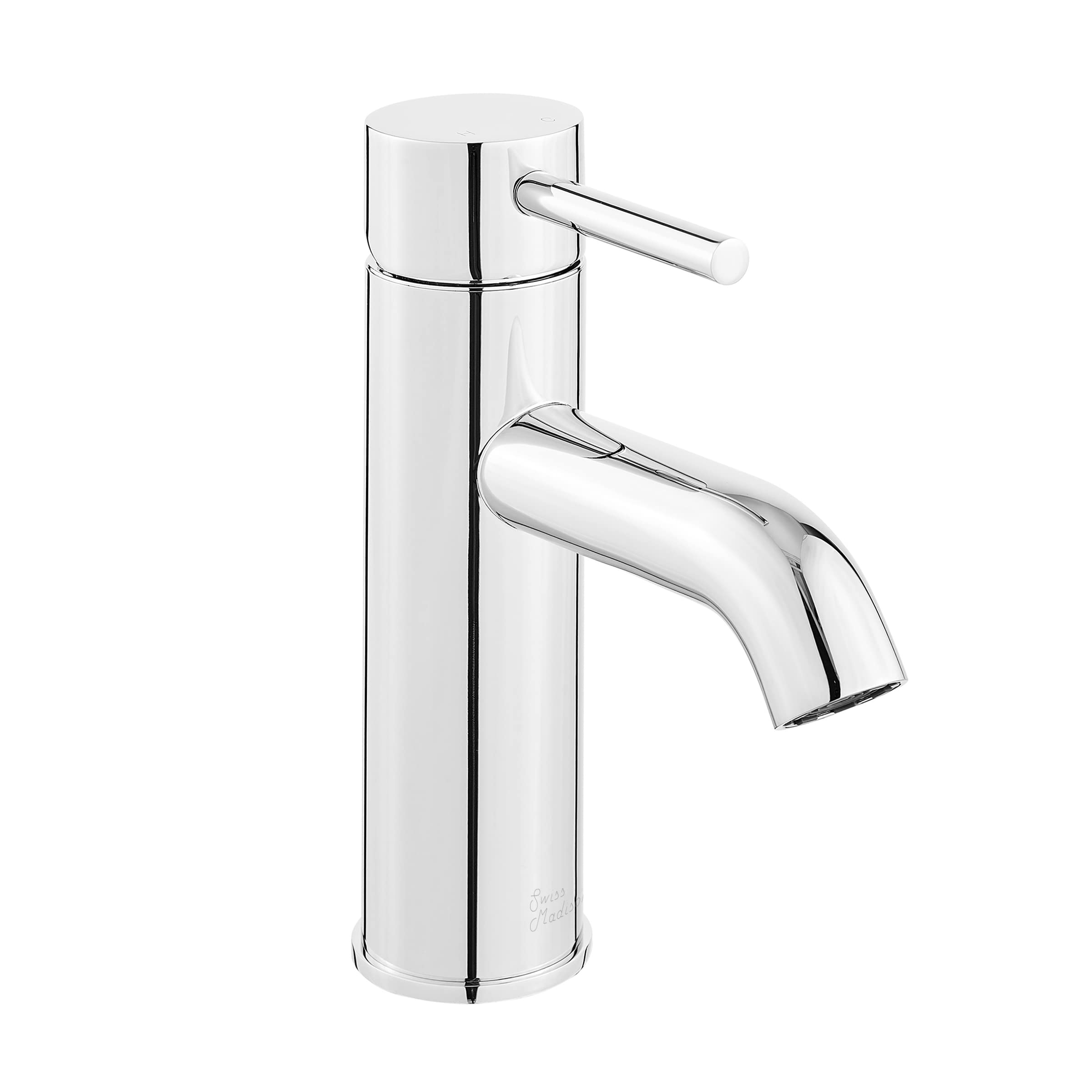Chrome Ivy Single Hole Single Handle Bathroom Faucet - Modern Water-Saving Design for Sink, Vanity, and Powder Room