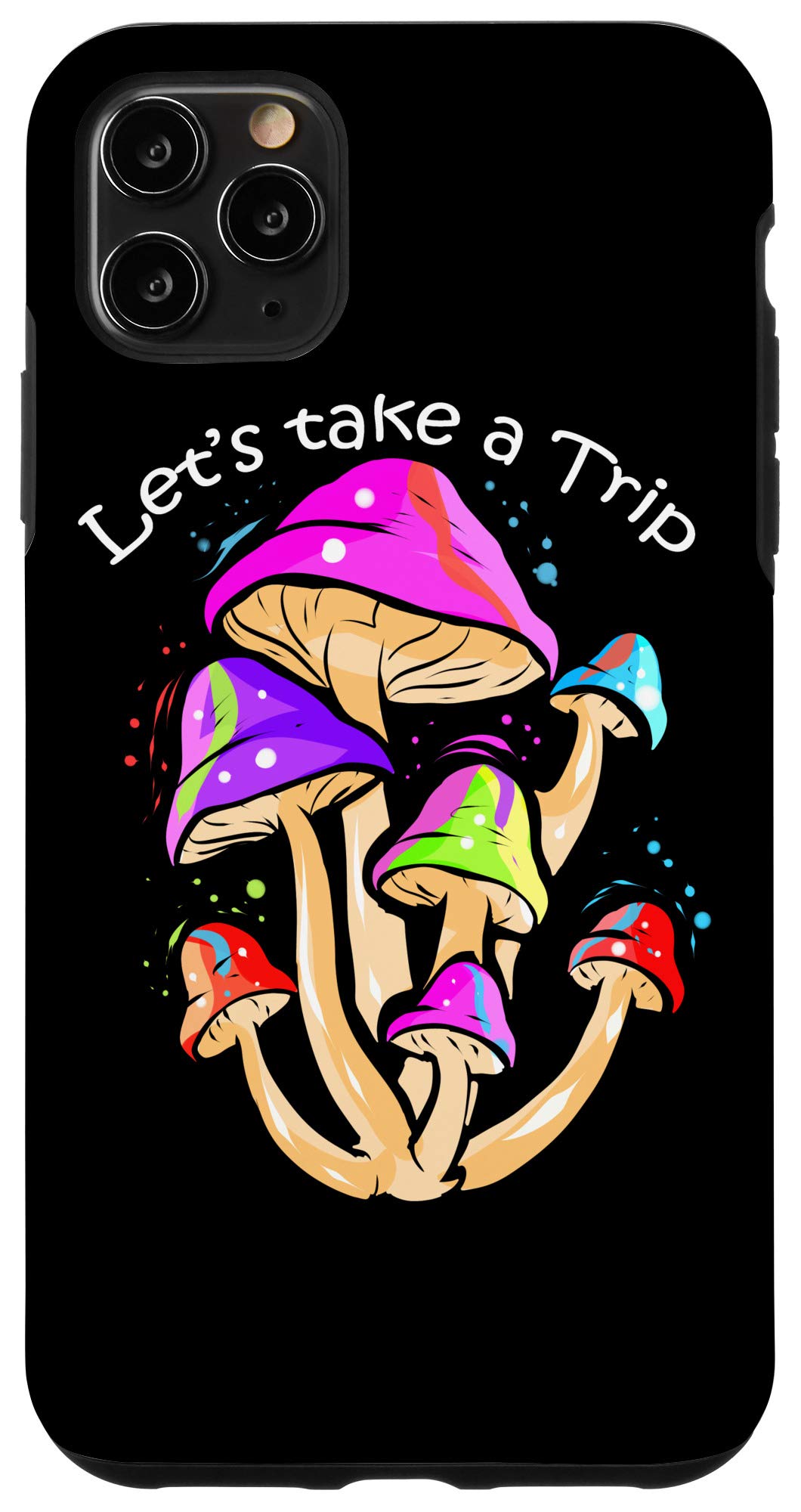 iPhone 11 Pro Max Case - Space Shroom Magic Mushroom Design Protective Cover | Trendy Phone Accessory for Tech Lovers & Psychedelic Art Fans | Perfect for Festivals, Concerts and Unique Style Expression