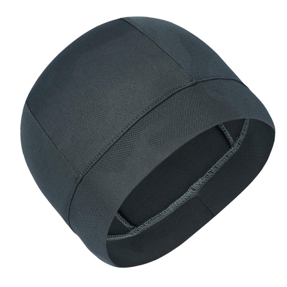 KESYOO Sports Cycling Skull Cap - Breathable Quick-Dry Sweat Wicking Beanie for Men & Women - Lightweight Headgear for Biking, Running, Hiking (Dark Grey) - Perfect for Outdoor Sports & Winter Activities