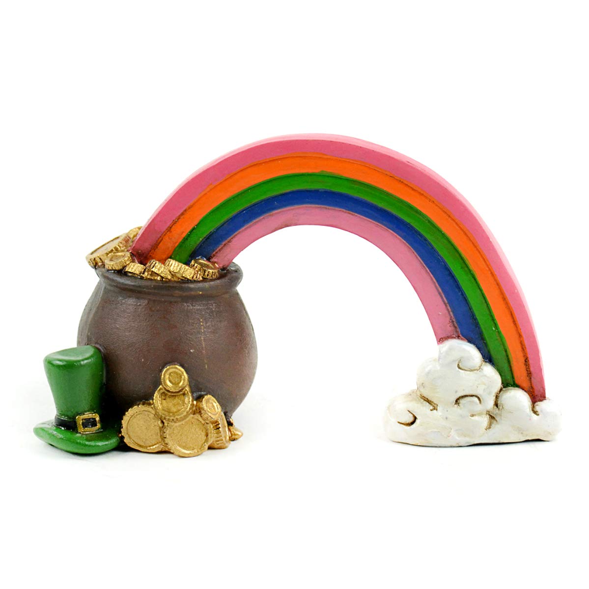 Miniature Fairy Garden Arch - Whimsical Rainbow Bridge for Fairy & Gnome Gardens - Perfect for DIY Fairy Garden Accessories & Miniature Landscapes - Indoor/Outdoor Decor for Patio, Terrarium & Backyard Fairy Houses