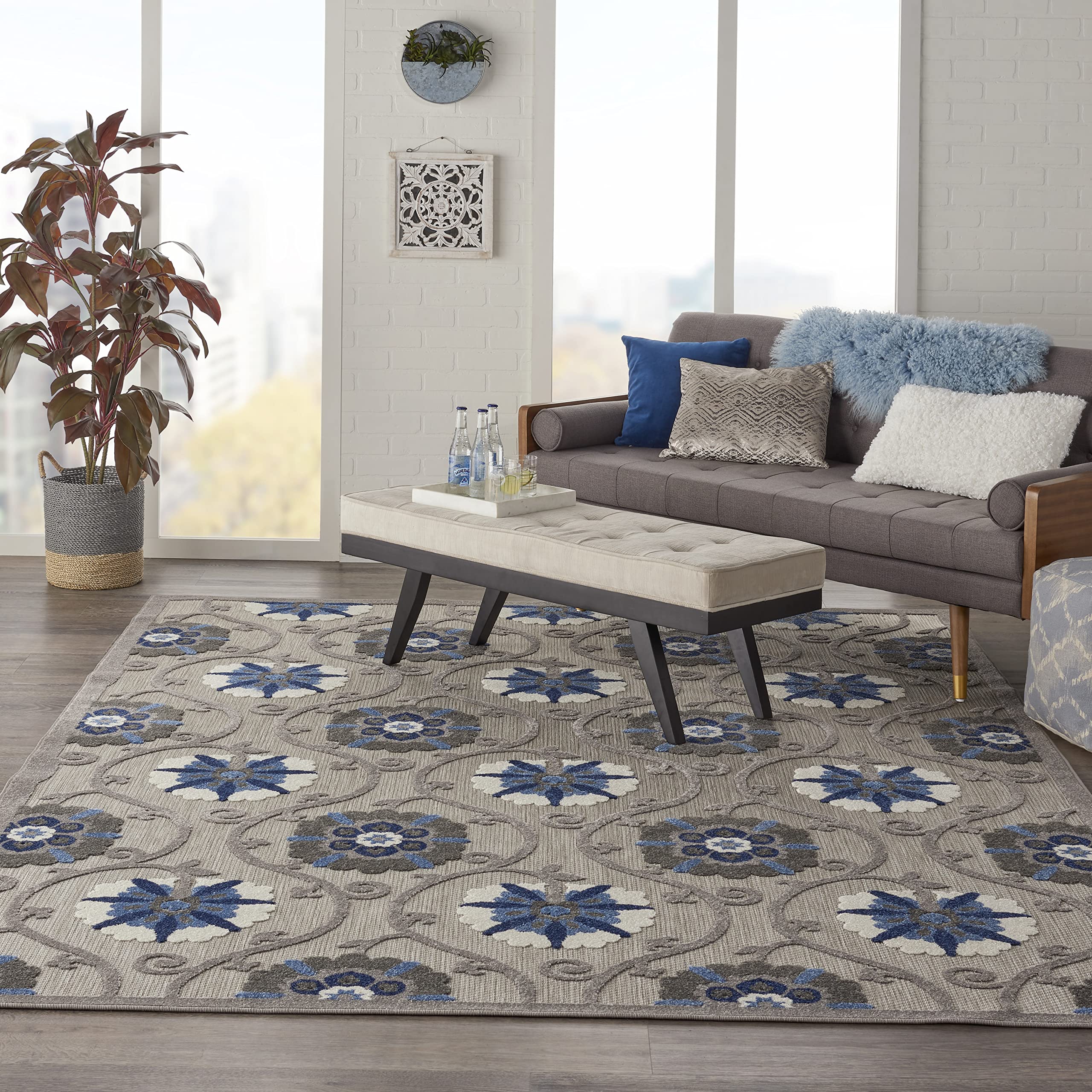 Nourison Aloha Indoor/Outdoor Area Rug 7'10