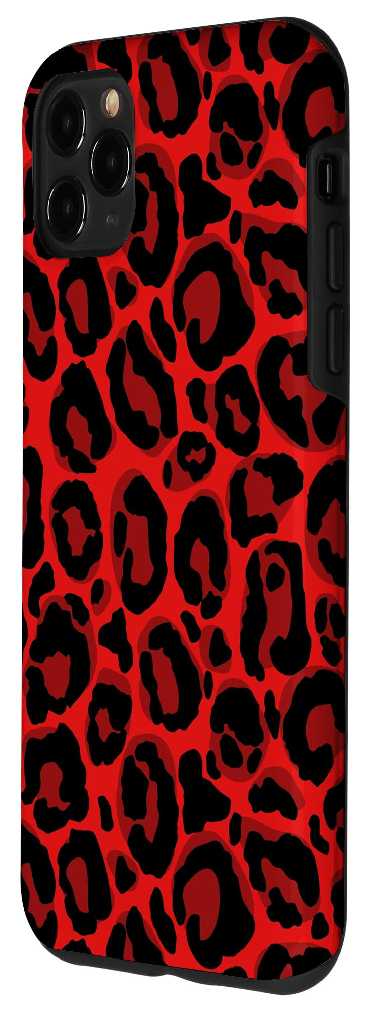 iPhone 11 Pro Max Case - Red Leopard Cheetah Print Premium Protective Cover for Women | Slim Fit, Shockproof & Scratch Resistant | Perfect for Daily Use, Travel & Fashion Accessory