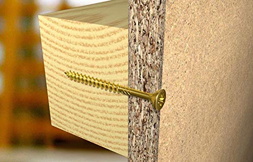 Fischer Power Fast 667 005 Box - High Performance Construction Screws for Wood & Metal - Perfect for DIY Projects, Home Renovations & Professional Building Work
