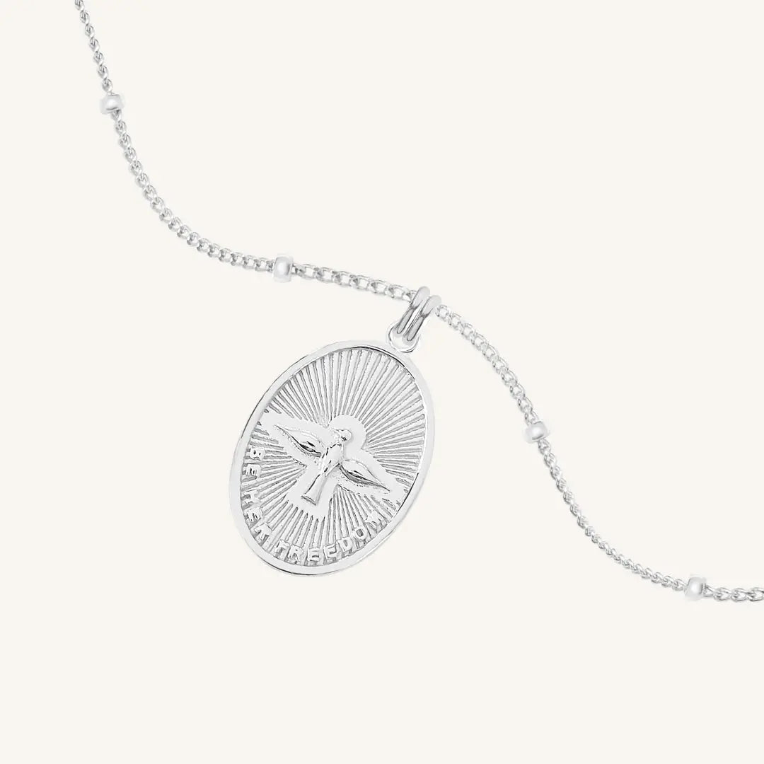 Be Hers Medallion Necklace - Elegant Personalized Jewelry Gift for Women - Perfect for Anniversaries, Valentine's Day & Special Occasions