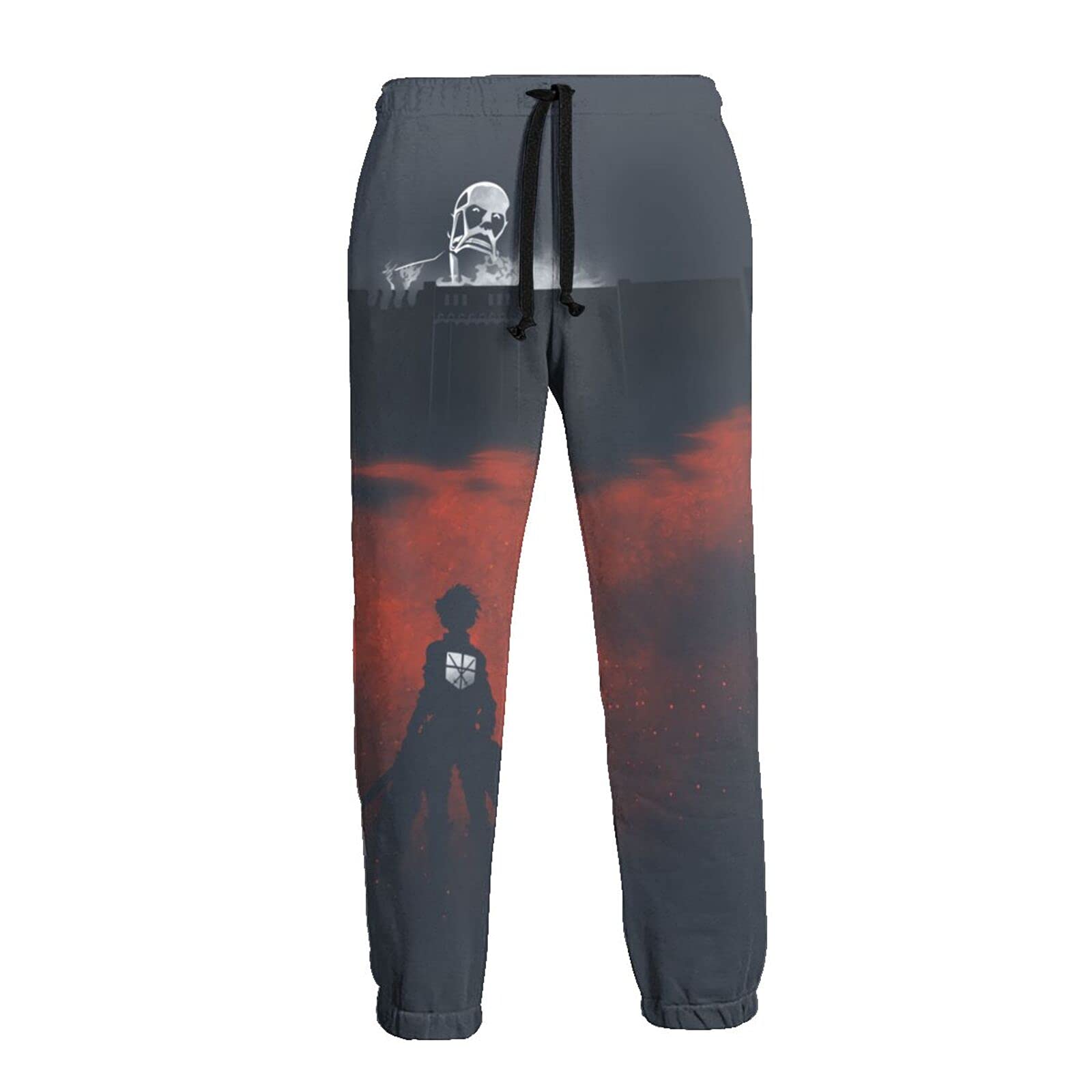 Attack on Titan Anime Sweatpants for Men - 3D Printed Breathable Joggers with Pockets | Casual Sports Pants for Gym, Lounge & Cosplay