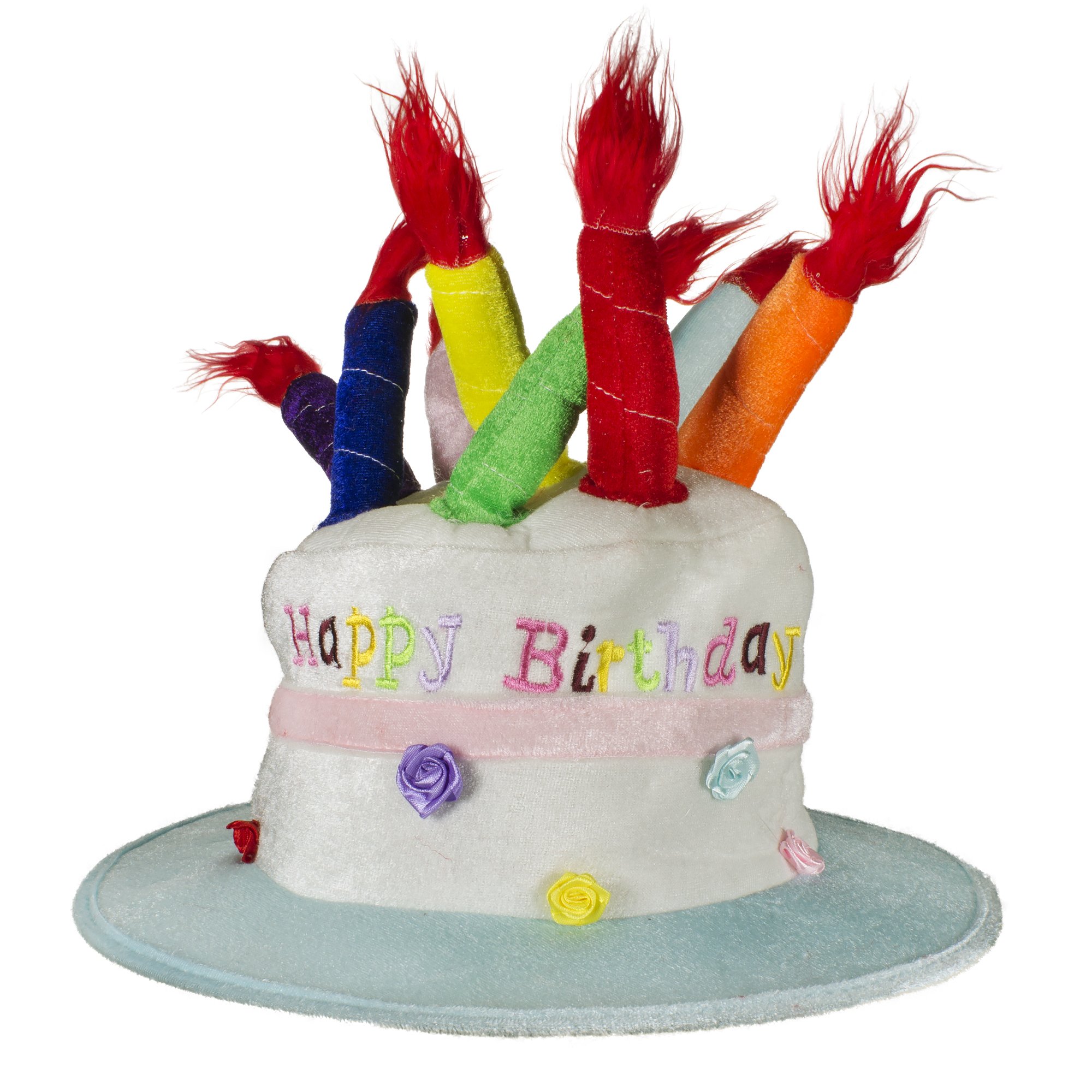 LED Happy Birthday Cake Hat with Light-up Candles for Kids - Fun Party Accessory for Birthday Celebrations & Special Events