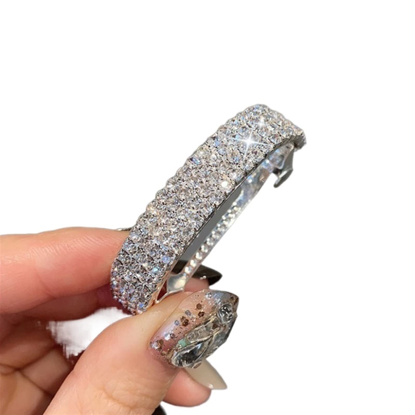 XENITE Crystal Hair Barrette Clips for Women - Elegant Hairpins & Hair Accessories with Buckle - Perfect for Weddings, Parties & Everyday Styling