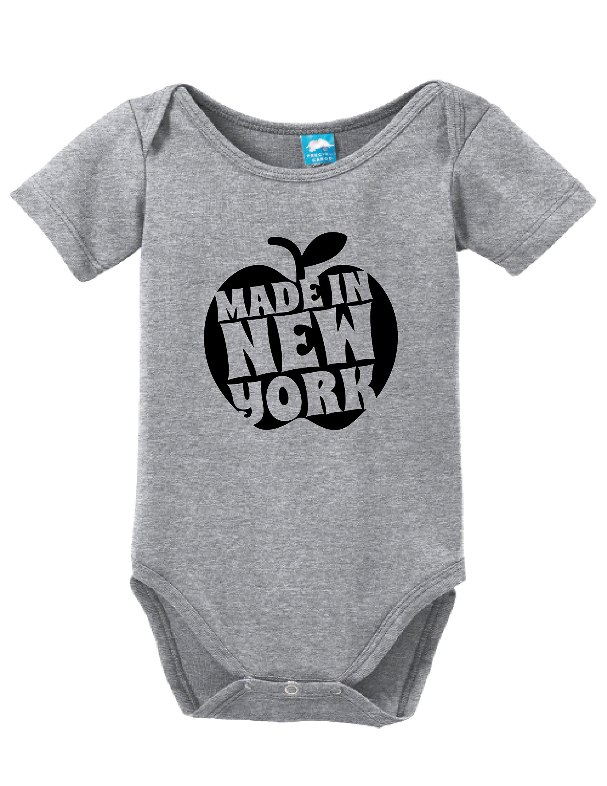 New York Made Apple Printed Baby Romper - Soft & Comfortable Infant Bodysuit for Boys & Girls - Perfect for Playtime, Photo Shoots & Everyday Wear