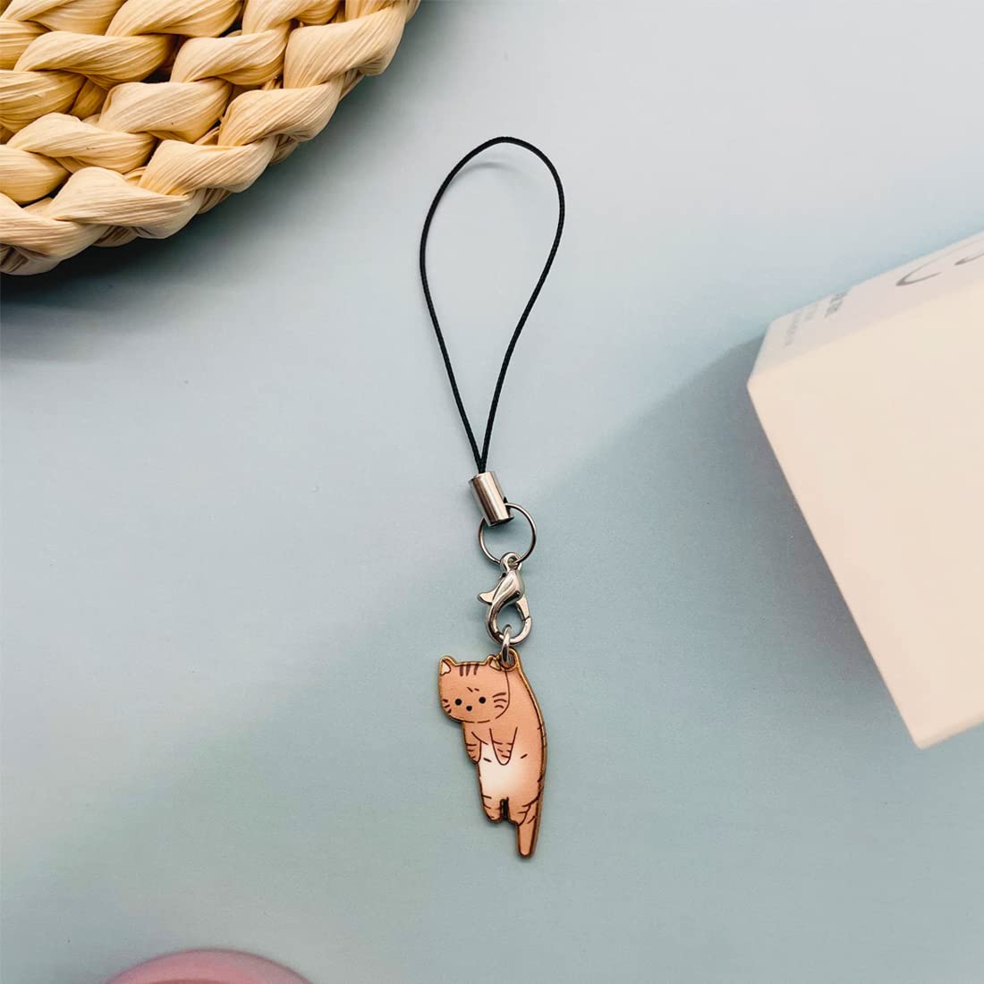 Cute Kawaii Phone Charm with Hanging Pendants - Aesthetic Cell Phone Accessories for Girls, Teens & Women - Perfect for Decorating iPhone, Samsung & Smartphones (Gifts, Daily Use, Party Favors)