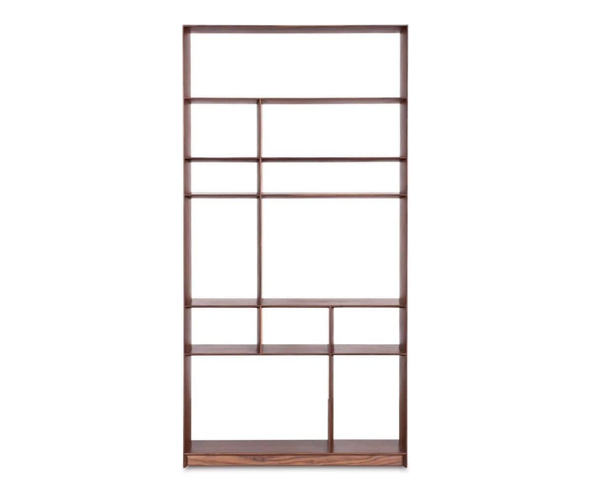 Modern Haldi Bookcase II - Stylish Wooden Bookshelf for Home & Office - Perfect for Living Room, Bedroom, or Study Organization