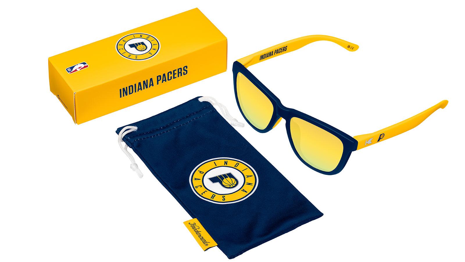 Indiana Pacers NBA Team Sunglasses - Polarized Sports & Outdoor Shades for Basketball Fans - Perfect for Games, Beach & Driving