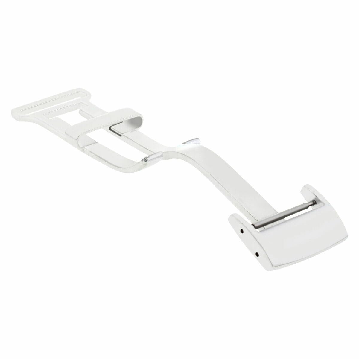 18mm Stainless Steel Deployment Buckle Clasp for Breitling Pilot Watch Bands - Premium Replacement Watch Strap Clasp - Perfect for Dress Watches, Business Attire & Formal Occasions