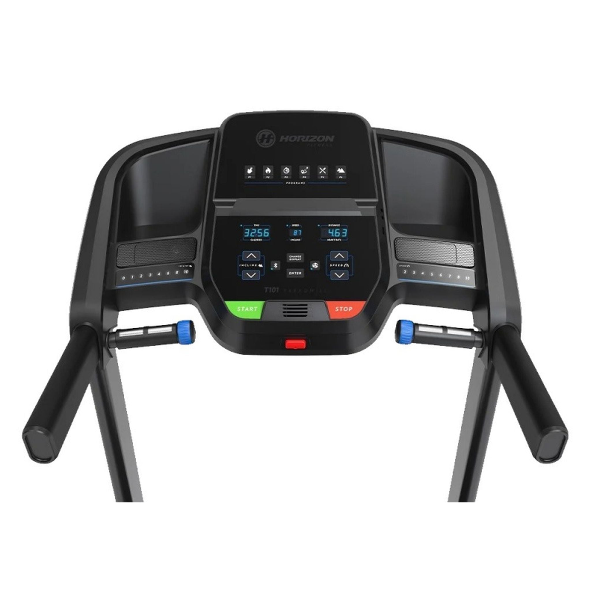 Horizon T101 Treadmill - Foldable Home Exercise Equipment for Running & Walking - Perfect for Home Gym, Cardio Workouts & Small Spaces