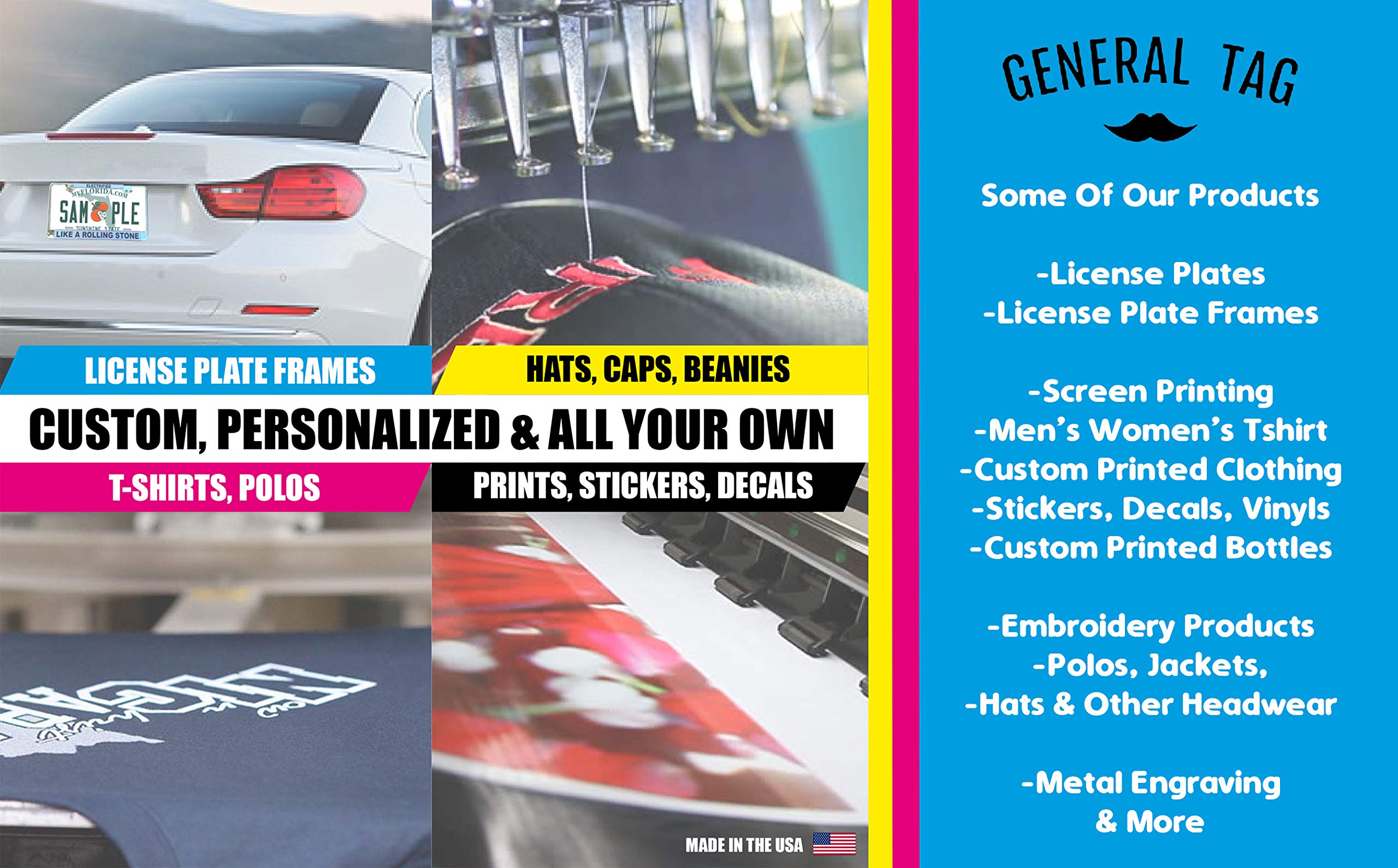 Premium Sri Lanka Flag License Plate Frame - Durable Aluminum Chrome Car & Truck Accessory for Patriotic Drivers | Perfect for Travel Enthusiasts & National Pride Displays