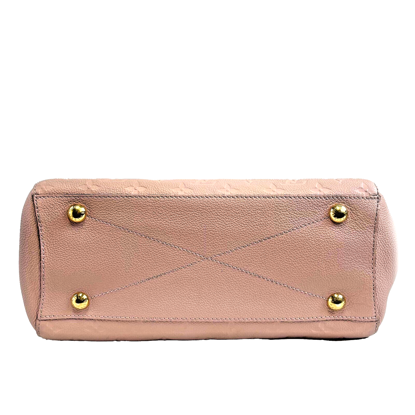Louis Vuitton Montaigne MM Handbag - Pink Calfskin Leather with Top Handle & Adjustable Shoulder Strap | Luxury Designer Tote for Women, Work, Travel & Everyday Use