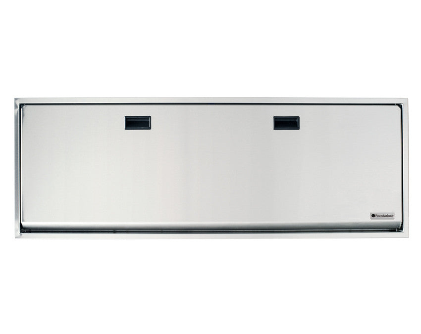 Foundations 100SSE Premier Extended Special Needs Full Stainless Steel Adult Changing Station - Durable ADA Compliant Care Table for Disabled & Elderly - Ideal for Hospitals, Nursing Homes & Home Care Use