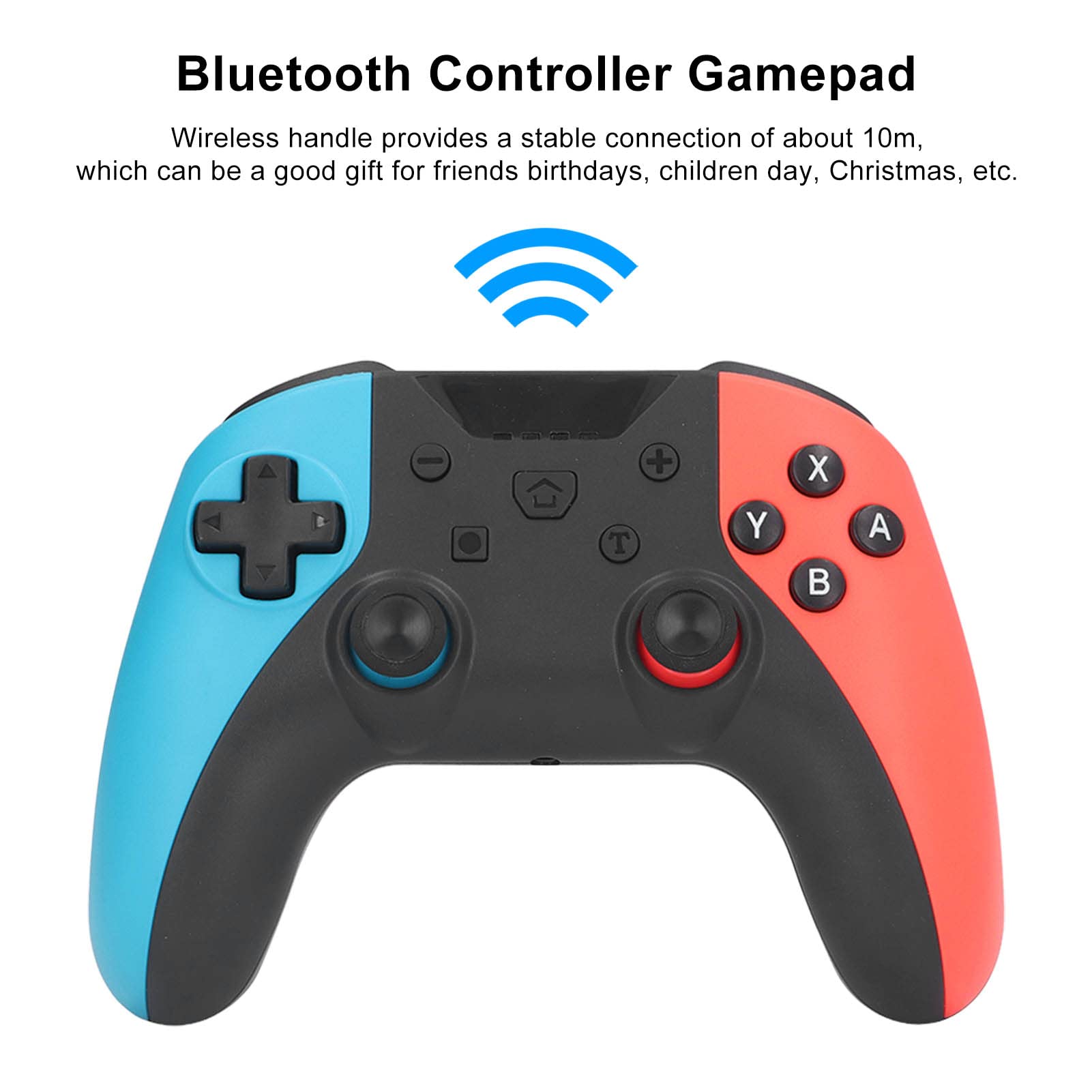 Wireless Controller for Nintendo Switch & PC - Motion Control, Vibration Feedback, Ergonomic Gamepad - Perfect for Gaming, Gifts (Birthday, Christmas) - Play at Home or On-the-Go