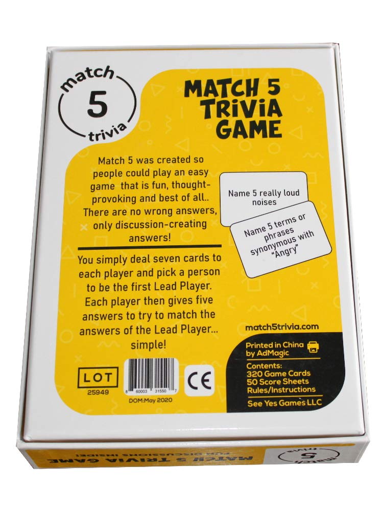 Family & Friends Answer Matching Game - Fun Party Activity for 3+ Players, Perfect for Holidays, Game Nights & Team Building