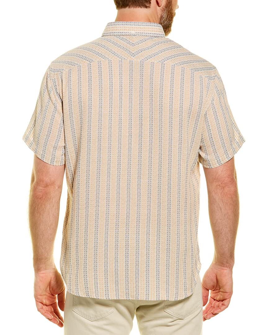 Billy Reid Men's Short Sleeve Kirby Shirt | Casual Button Down Shirt for Men | Perfect for Summer, Office & Outdoor Activities