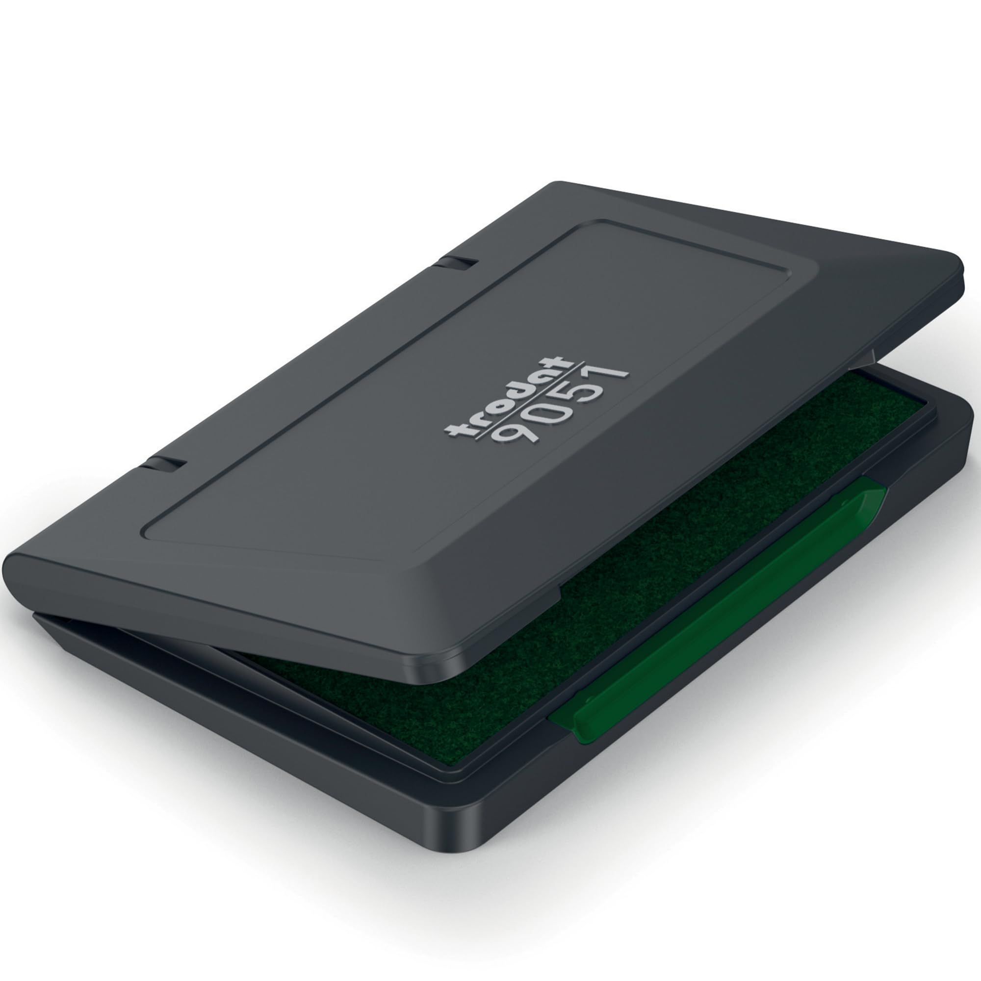 Trodat 9051 Green Ink Pad for Business Stamps - Self-Inking Stamp Refill, High-Quality Dye Ink, Long-Lasting - Perfect for Office, Legal Documents & Notary Use