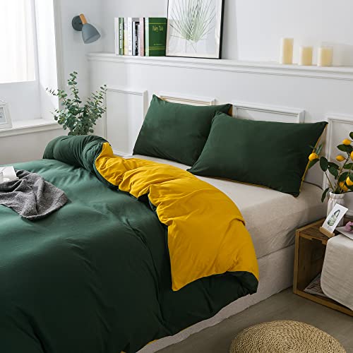 Dark Green and Yellow