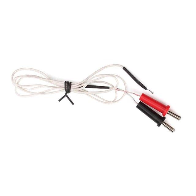 1Pc White K-Type Thermocouple Sensor (-50°C to 350°C) for Multimeters & Temp Meters